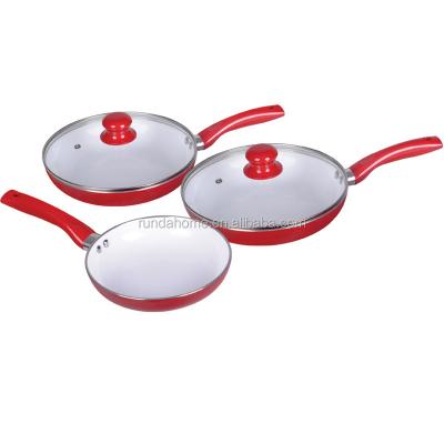 China 5pcs Viable Nonstick Ceramic Frying Pan Set for sale