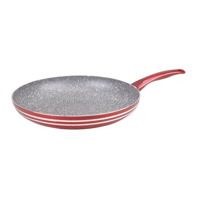 China Viable Nonstick Stone Coated Marble Frying Pan Frypan Set for sale