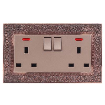 China 13a Wall Switch USB Electric Switch Wall Socket Universal Switch Easy Safety and Environmental Protection Wall Switches for sale