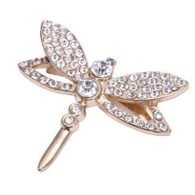 China metal buckle alloy butterfly shape pin buckle for ladies shoes accessories 85660 for sale