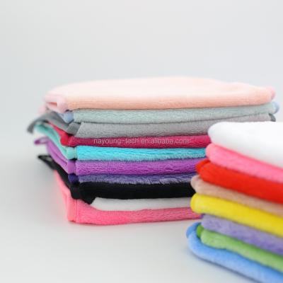 China QUICK DRY Customize Reusable Makeup Remover Towel Pink Soft Black White Black White Beauty Gum Cloth for sale