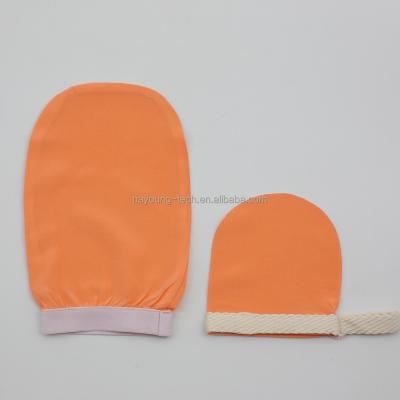 China Wholesale EXFOLIATE Scrub Gloves Eco-Friendly Silk Bulk Quality Shower Gloves Exfoliating Bath Glove for sale