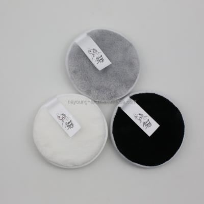 China Amazon Hot Seller Reusable Soft Microfiber Make Up Remover Pads Washable High Quality Cleaning Face Make Up Remover Pads for sale