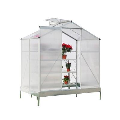 China Hot Selling Sustainable Easy Install With Small Steel Home UV Galvanized Sheet Garden Greenhouse For Planting Strawberry And Tomato for sale