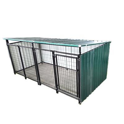 China Breathable Professional Outdoor Large Dog Kennel Outdoor House Kennel Dog Supply Stainless Dog Cage for sale