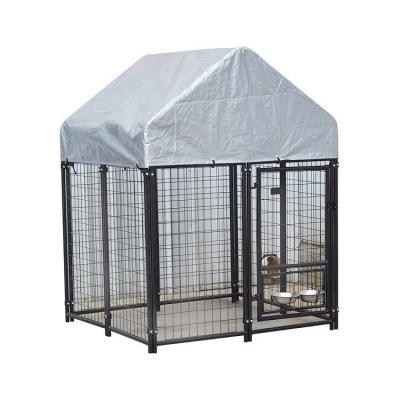 China Breathable Competitive Price Heavy Duty Metal Dog Cage Folding Stainless Steel Metal Dog Enclosure for sale