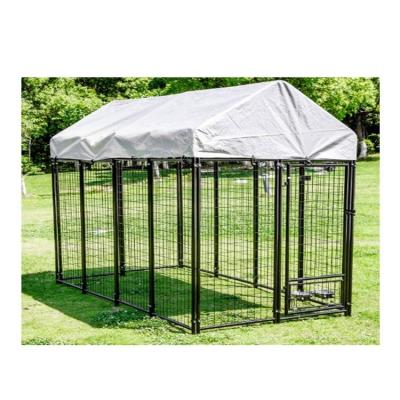 China Factory Breathable Supply Chain Link Large Outdoor Dog Cages Welded Wire Dog Kennel Pet Fence for sale