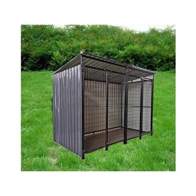 China Large Breathable Fully Stocked Stainless Steel Cages Iron Dog Cage for sale