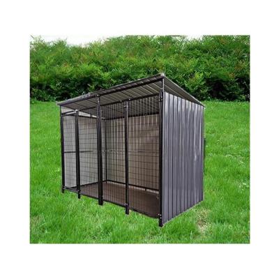 China Breathable Direct Wholesale Large Collapsible Institutions Stainless Steel Dog Cage for sale