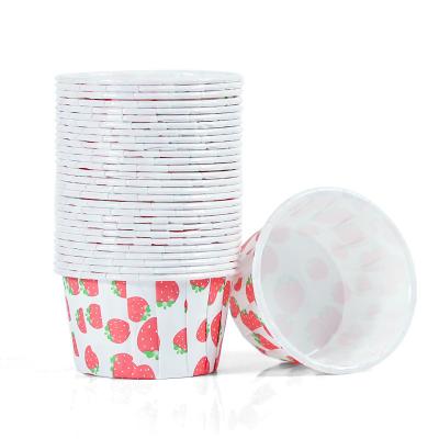 China 2 oz high quality disposable biodegradable. 4 oz. Disposable Bagasse Salad Cane Sauce Cup Dip Paper for sale