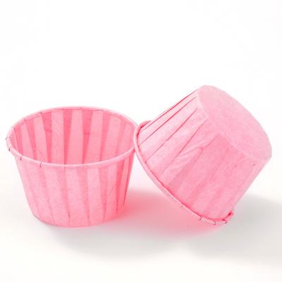 China Hot Selling Disposable Pure Color Bakest Paper Wrappers Disposable Cupcake Muffin Liners Baking Paper Cup for sale