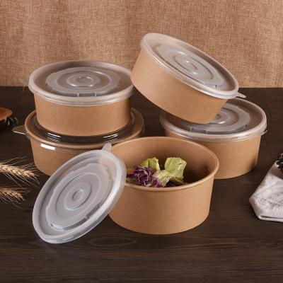 China Biodegradable Microwavable Biodegradable Custom Food Package Paper Bowl Cheap Price Food Packing Box for sale