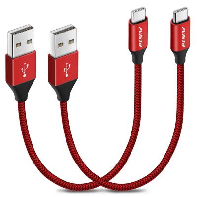 China Cheap Price Mobile Phone Cell Phone Nylon USB Cable A Male To Type C Custom Molded Type C USB Cable Fast Charging for sale