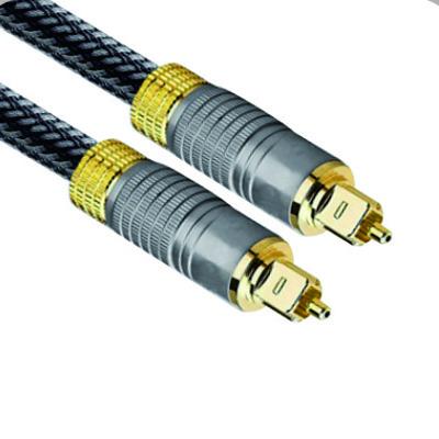 China COMPUTER Gold Plated SPDIF 5.1 Channel Support Speaker Toslink Fiber Optic Cable AV Digital High Fidelity Voice Line Fiber Optic Cable for sale