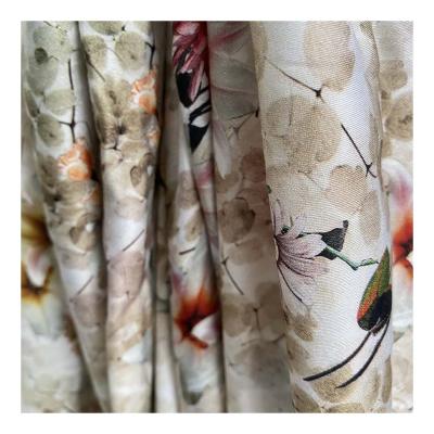 China Organic floral digital printing rayon fabric rayon fabric stocklot rayon satin fabric viscose for sale