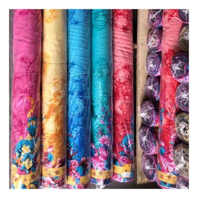 China Organic Ready Wholesale Double Border Viscous Goods Dress Fabric Of 30s Print 30s In Shaoxing for sale