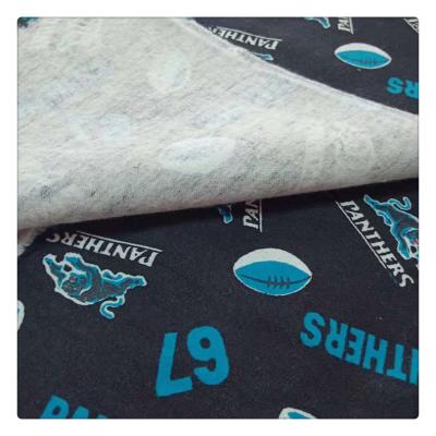 China Wholesale Hot Selling Soft Baby Flannel Anti-static Brushed Cotton Flannel Dye Printed Running Fabric for sale