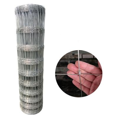 China Easily Assembled Galvanized Hinge Joint Wire Mesh Farm Fence For Horse Pig Cattle Fence for sale