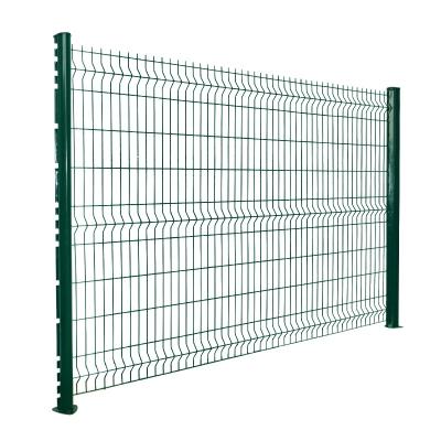 China Easily Assembled 3D Curved Metal Welded Steel Iron Wire Mesh Garden Fence for sale