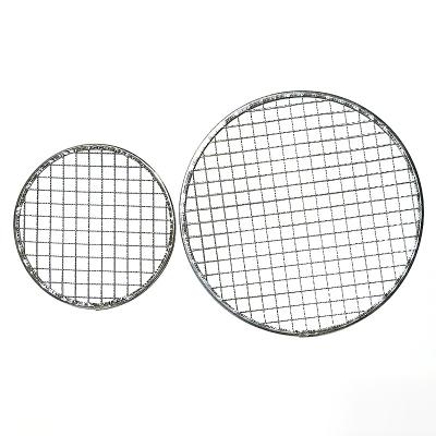 China Easily Cleaned Customized Stainless Steel / Galvanized Round Wire BBQ Grill Mesh for sale