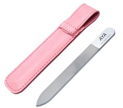 China Nano Polished Glass Nail File Custom LOGO 120*13mm for sale