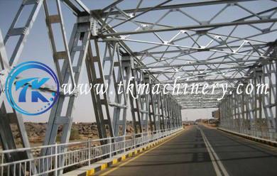 China Steel Truss Bridge Steel bridge Large span Heavy Load  For Construction Site Access And Replacement In High Demand Te koop