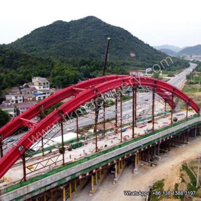 China Customizable Steel Arch Bridge Heavy Load  Long Span for sale