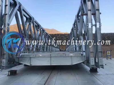 China HA Load Modular Steel Bridge Pained Or Galvanized Surface Finish Single Lane 3.15m-4.2m for sale