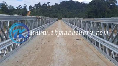 China Bailey Steel Bridge Multi-span Mabey Bridge Galvanized Heavy Load Long Span 4.2m for sale