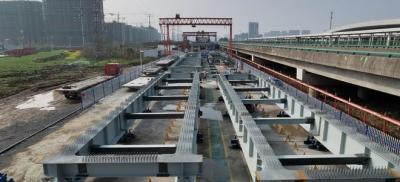 China Staalcomposite-balkbrug lange span zware lading permanente staalbrug Te koop