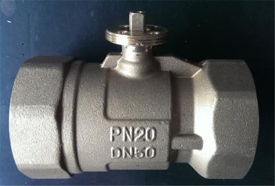 China Motorised 3 Way Ball Valve DN20 Medium Pressure For HVAC / Heating System for sale