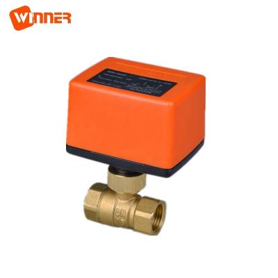 China 3 Control Wire Mini Electric Ball Valve HVAC Water Heating Air Conditioner for sale