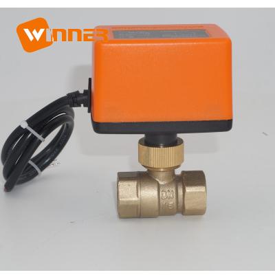 China On / Off Mini Electric Ball Valve Various Color Stopping In Any Position for sale