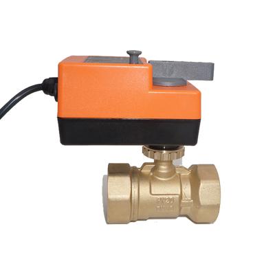 China 24V 2 Way DN50 Electric Actuated Ball Valve For Water Treatment System for sale