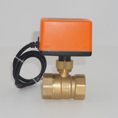 China Customized Actuator Mini Electric Ball Valve With Water Treatment System for sale