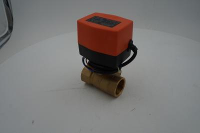 China 12VDC Full Port 2 way DN15 mini motorised ball valve under high-flow conditions for sale