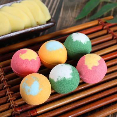 China Exfoliate Wholesale Private Label Essential Oil Natural Foot Soak Bath Bomb Ball Pill Set for sale