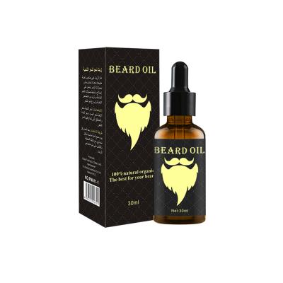 China OEM Private Label Vegan Best Organic Men's Beard Oil Moisturizing For Beard Growth for sale