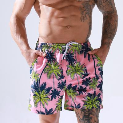 China 2022 Antibacterial Designer Custom Logo Mens Swim Trunks Antibacterial Breathable Custom Beaches Shorts Men for sale