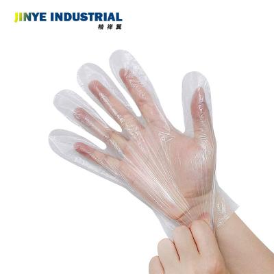 China HDPE Eco-friendly Transparent Disposable Pe-glove Thickened Disposable Clear Plastic-gloves for sale