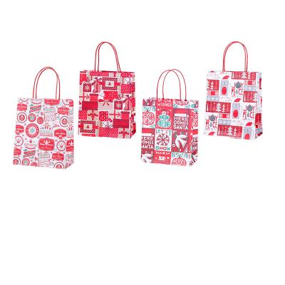 중국 Factory Direct Sale Recyclable Corrugated Paper Custom Paper Tote Bag For Christmas Gifts 판매용