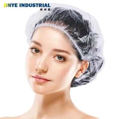 Cina Staple Sustainable Disposable Broom-Cap PE Inflatable Shower Bathing Hotel-Cap in vendita