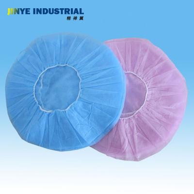 China Viable White Bouffant Nonwoven Head Nurse Hair-Cap Disposable Clip-Cap Cover Clip-Cap à venda