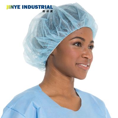 China Cleanroom Sustainable Disposable Non Woven Clip-Cap Blow-Up Crowd-Cap à venda