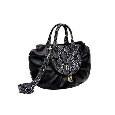 China 2021 fashion high level hot sale women's handbag luxury ladies handbags split bags joint ruffles ladies factory direct sales for sale