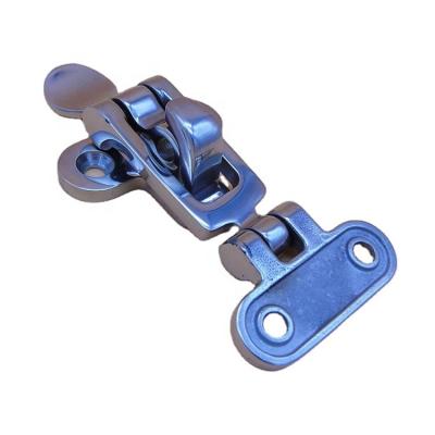 China Xiamen Sun Marine High Quality Boat Lock Marine/Boat/Yacht/Boat Anti-Vibe Latch Deck Cabinet Stainless Steel Flange Tether Latch Hatch for sale