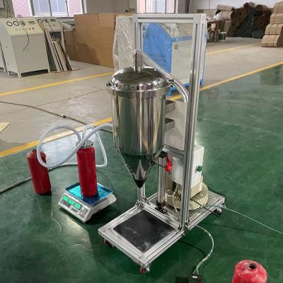 China Fire Extinguisher Maintenance Equipment Small Powder Filling Machine Fire Extinguisher Maintenance Dry Workshop Equipment With CE Standard GFM16-1 for sale