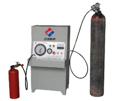 China Easy Operation Nitrogen Filling Machine For Pressurizing Fire Extinguishers / Fire Extinguisher Filling And Testing Equipment for sale