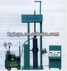 China Other Industrial Gas Cylinder High Pressure Valve / Devalving Machine With Test Pressure Function for sale