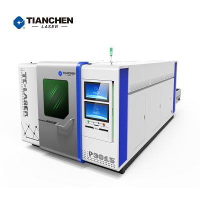 China TC Raycus 3015 2000w 1kw 1.5kw Head Fiber Laser Cutting Machine Water Cooled Fiber Cut Metal Machinery for sale